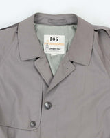 Vintage 80's London Fog Grey Belted Overcoat - L