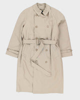 Vintage 80's London Fog Oversized Insulated Belted Overcoat - L
