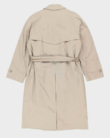 Vintage 80's London Fog Oversized Insulated Belted Overcoat - L