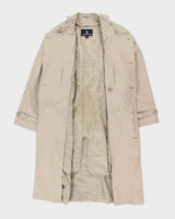 Vintage 80's London Fog Oversized Insulated Belted Overcoat - L