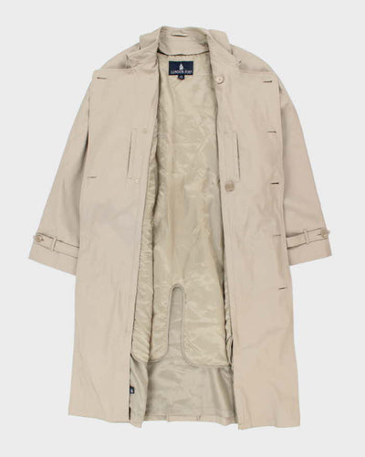 Vintage 80's London Fog Oversized Insulated Belted Overcoat - L