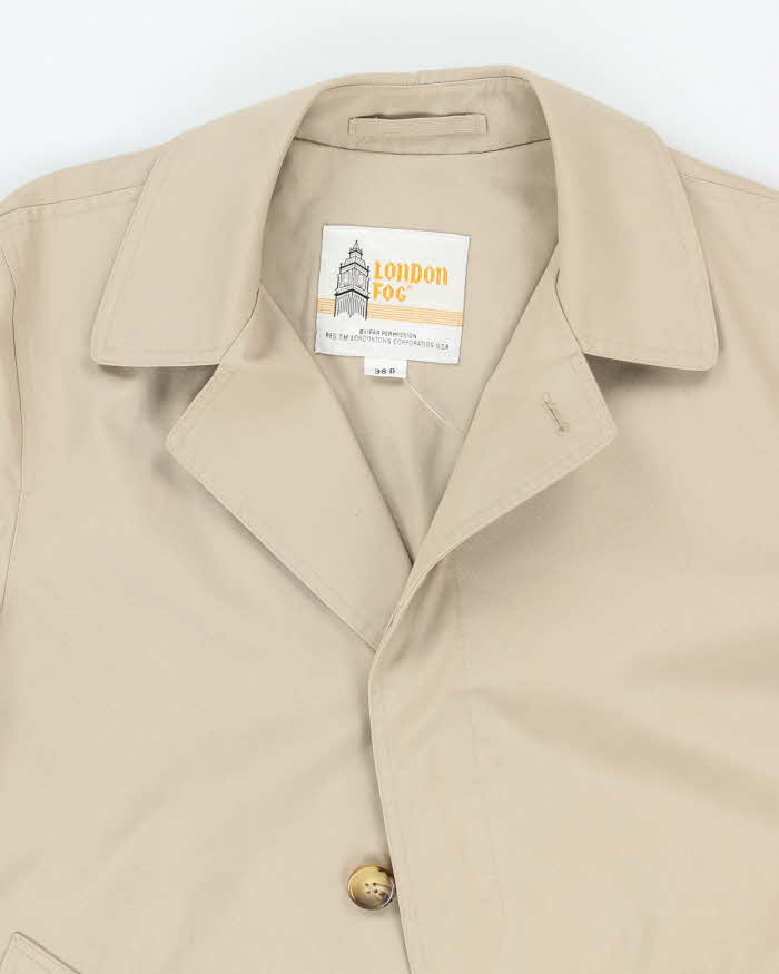 Vintage 80's London Fog Lightweight Overcoat - L