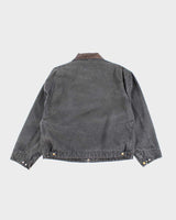 Vintage Carhartt J01 Embroidered Black Detroit Jacket - XL