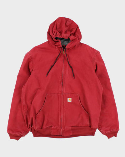 Vintage Carhartt Insulated Hooded Workwear Active Jacket - XL