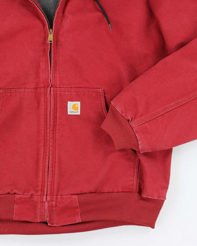 Vintage Carhartt Insulated Hooded Workwear Active Jacket - XL
