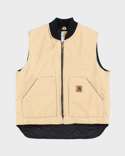 Vintage Carhartt Faded Insulated Workwear Gilet - XL