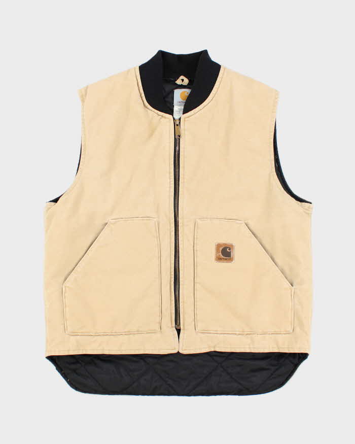 Vintage Carhartt Faded Insulated Workwear Gilet - XL
