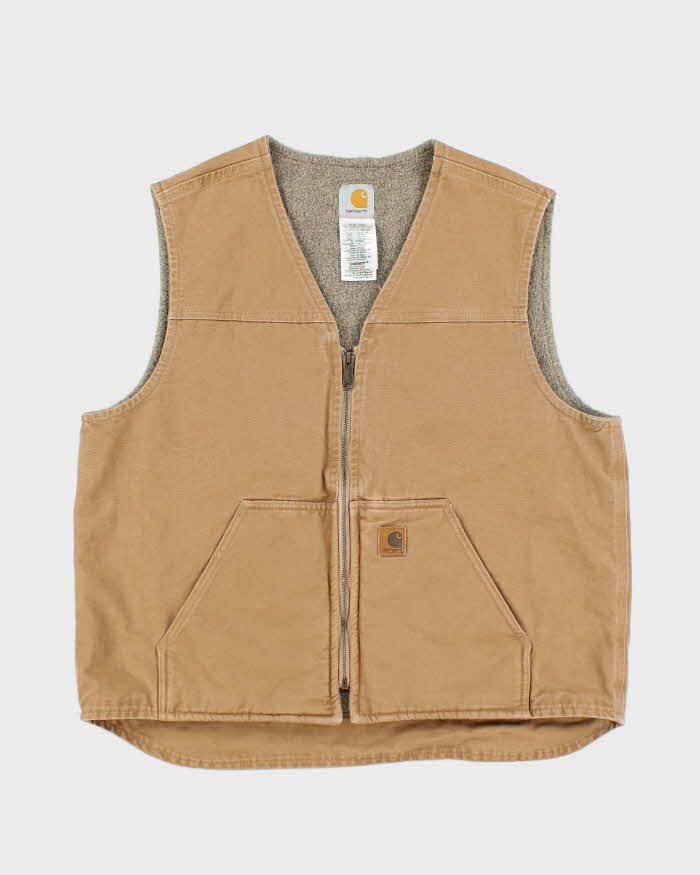 Vintage Carhartt Faded Insulated Workwear Gilet - XL