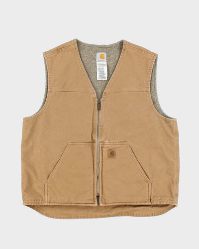 Vintage Carhartt Faded Insulated Workwear Gilet - XL