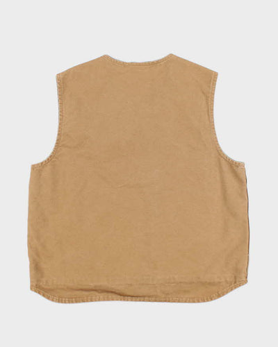 Vintage Carhartt Faded Insulated Workwear Gilet - XL