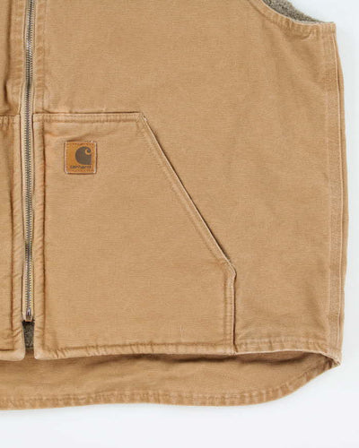 Vintage Carhartt Faded Insulated Workwear Gilet - XL