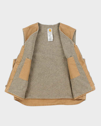 Vintage Carhartt Faded Insulated Workwear Gilet - XL