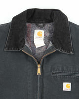 Vintage Carhartt J01 Black Detroit Jacket - XL