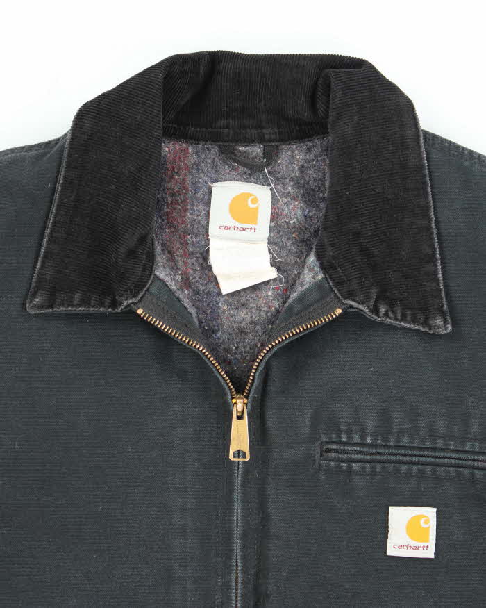 Vintage Carhartt J01 Black Detroit Jacket - XL