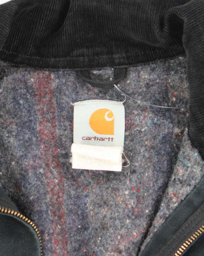 Vintage Carhartt J01 Black Detroit Jacket - XL