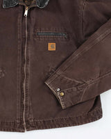 Vintage Carhartt J97 Brown Detroit Jacket - XXL
