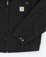 Vintage Carhartt J01 Black Detroit Jacket - L