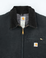 Vintage Carhartt J01 Black Detroit Jacket - XL