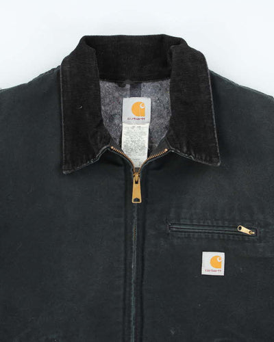Vintage Carhartt J01 Black Detroit Jacket - XL