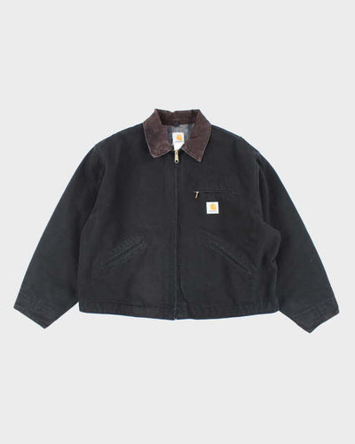 Vintage Carhartt J01 Black Detroit Jacket - XL