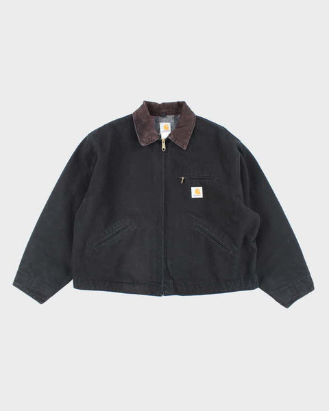 【希少】USA製 Carhartt Detroit jacket J01 BLK Carhartt Detroit Blanket Lined Jacket J01 Black Made in USA Size