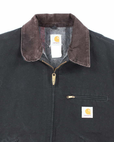 Vintage Carhartt J01 Black Detroit Jacket - XL