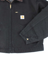 Vintage Carhartt J01 Black Detroit Jacket - XL