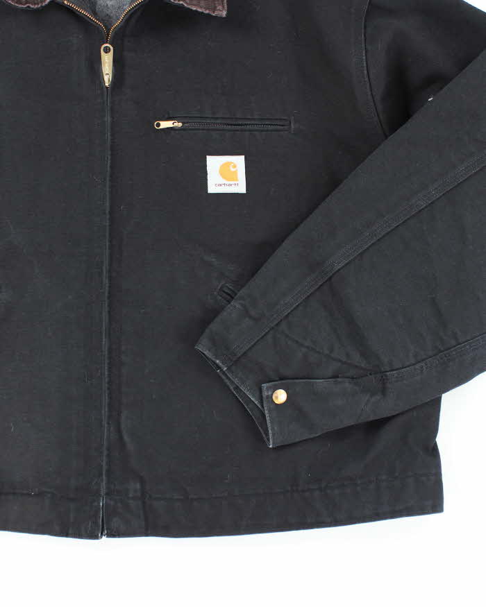 Vintage Carhartt J01 Black Detroit Jacket - XL