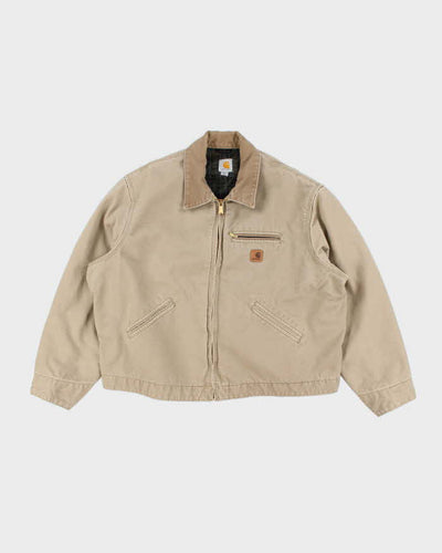 Vintage 2000's Carhartt Faded Brown Detroit Jacket - XXL