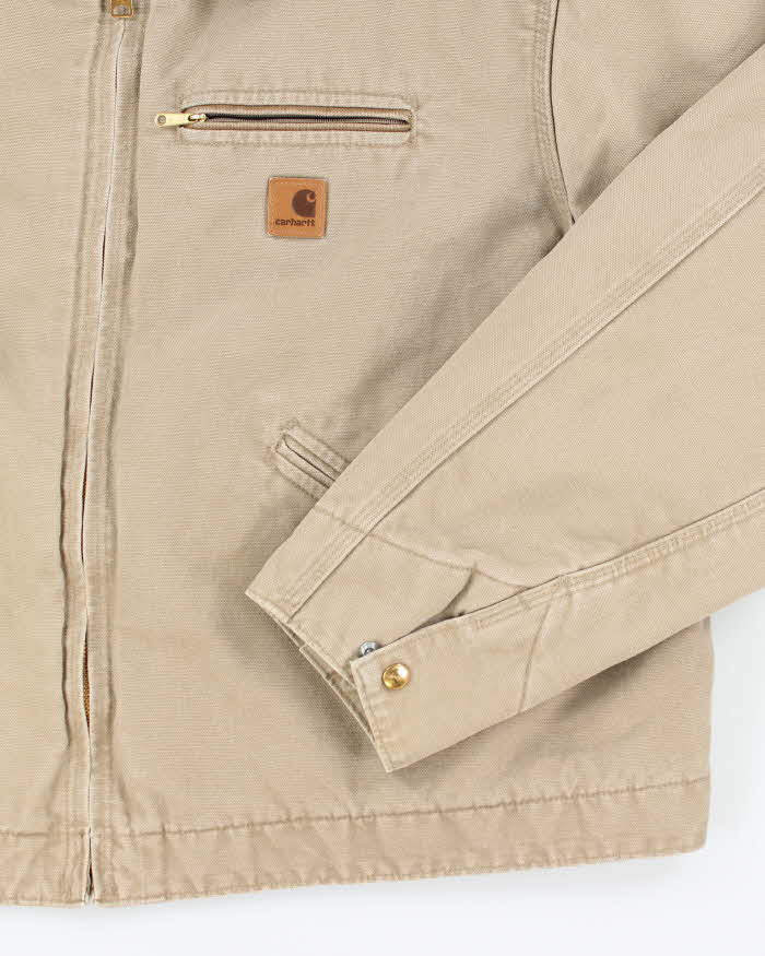 Vintage 2000's Carhartt Faded Brown Detroit Jacket - XXL