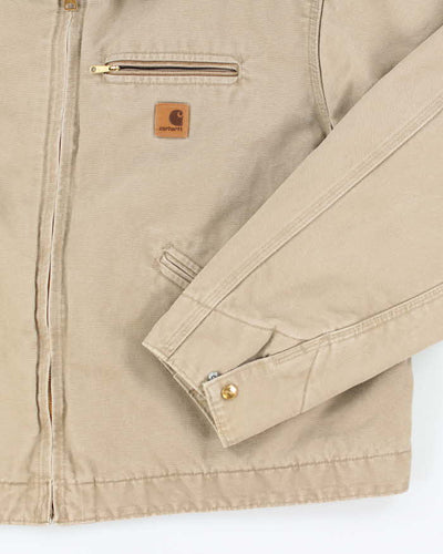Vintage 2000's Carhartt Faded Brown Detroit Jacket - XXL