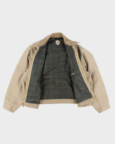 Vintage 2000's Carhartt Faded Brown Detroit Jacket - XXL