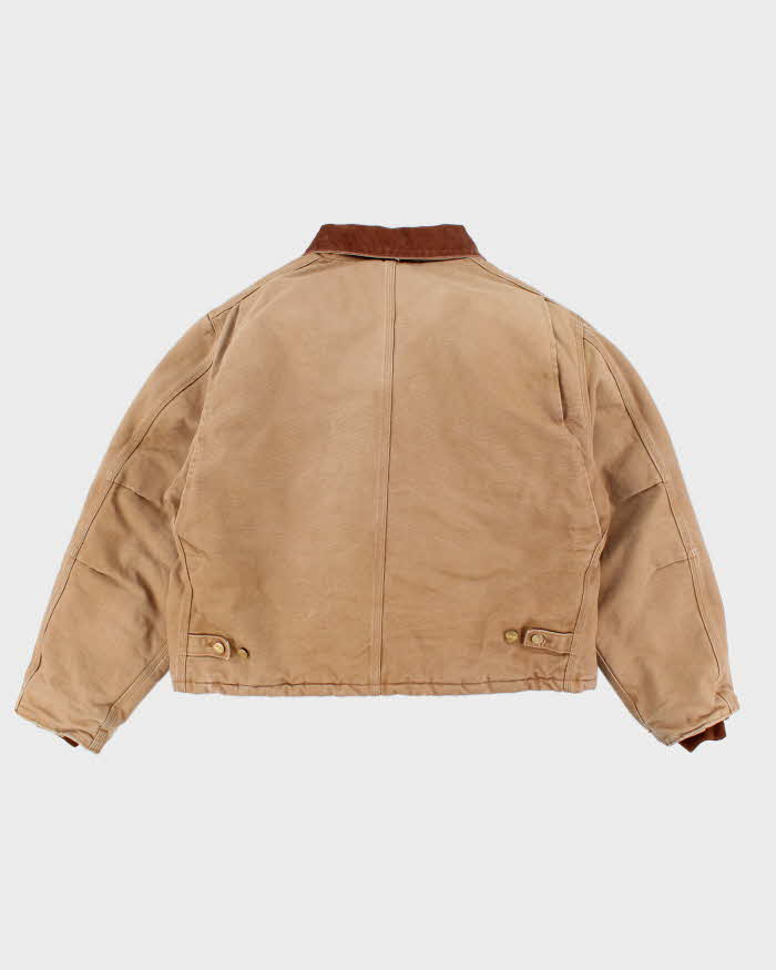 Vintage 2000's Carhartt Faded Brown Quilted Workwear Jacket - XL