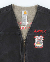 Vintage 2000's Carhartt Quilted Workwear Embroidered Gilet  - XL