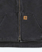 Vintage 2000's Carhartt Quilted Workwear Embroidered Gilet  - XL