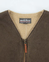 Vintage Woolrich Faded Brown Lined Workwear Gilet - XL