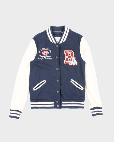 Vintage 2000's Tennie Weenie Collegiate Style Bomber Jacket - L
