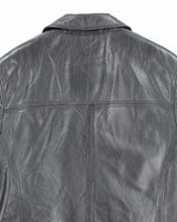 Vintage Danier Heavyweight Leather Button Up Jacket - S