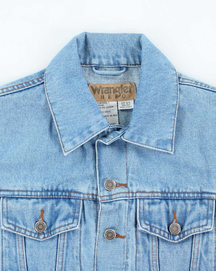 Vintage Wrangler Light Wash Denim Jacket - S