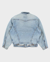 Vintage 90's Levi's Medium Wash Faded Denim Jacket - L