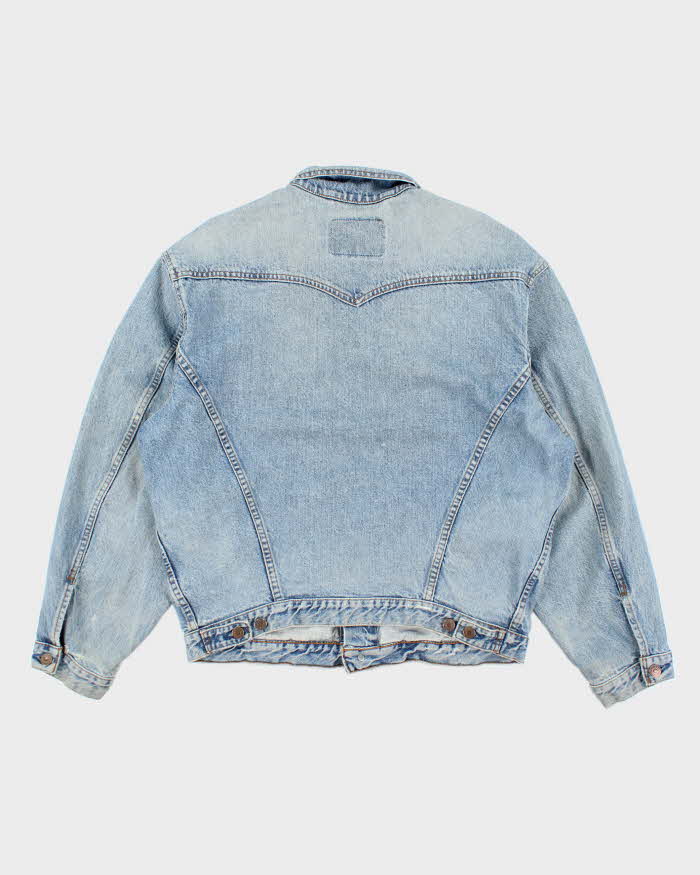 Vintage 90's Levi's Medium Wash Faded Denim Jacket - L