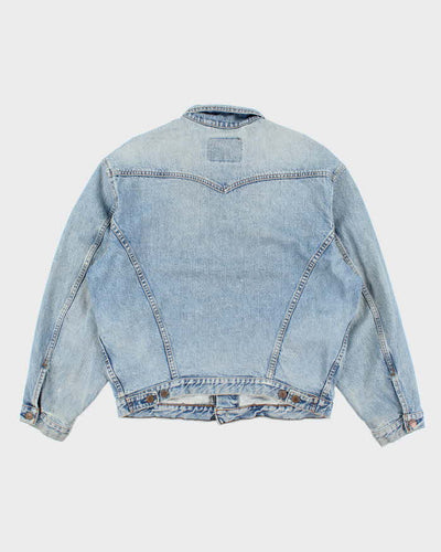 Vintage 90's Levi's Medium Wash Faded Denim Jacket - L