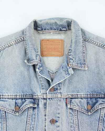 Vintage 90's Levi's Medium Wash Faded Denim Jacket - L