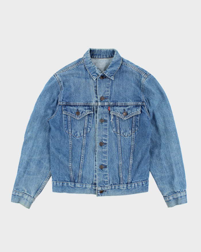 Vintage 90's Levi's Medium Wash Faded Denim Jacket - M