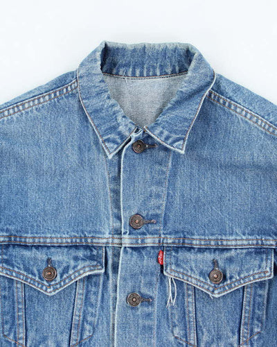 Vintage 90's Levi's Medium Wash Faded Denim Jacket - M