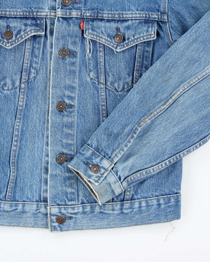 Vintage 90's Levi's Medium Wash Faded Denim Jacket - M