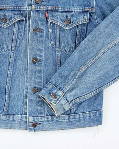 Vintage 90's Levi's Medium Wash Faded Denim Jacket - M