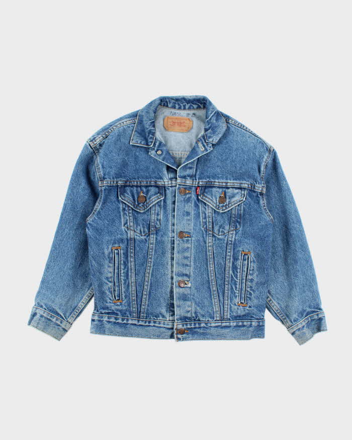 Vintage 90's Levi's Medium Wash Faded Denim Jacket - S