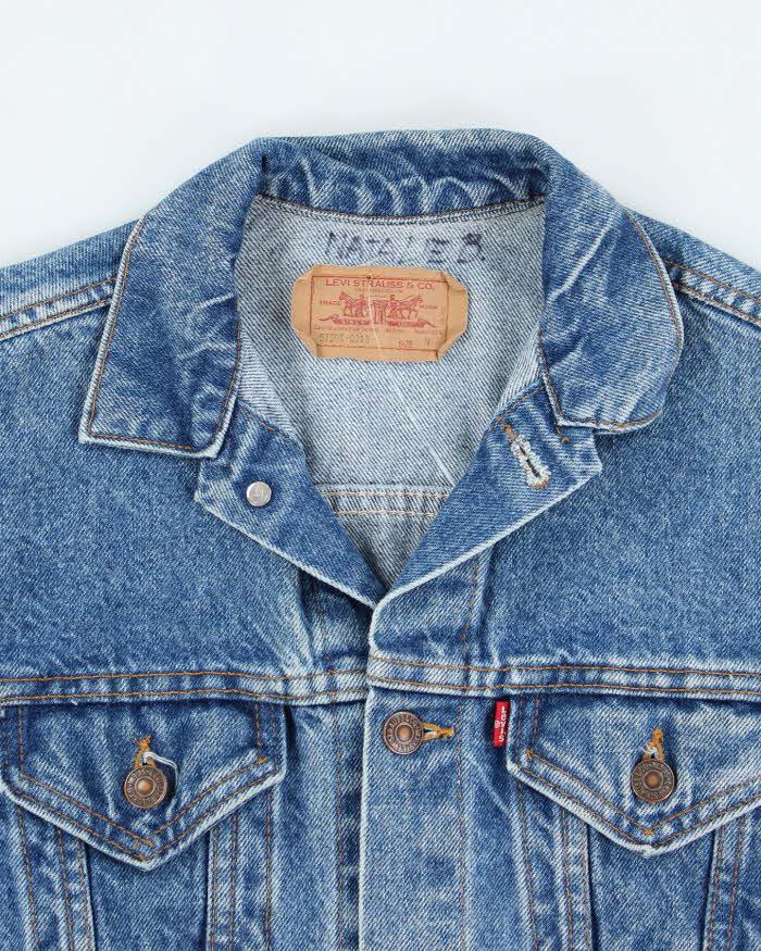 Vintage 90's Levi's Medium Wash Faded Denim Jacket - S