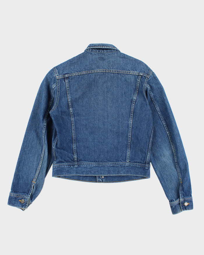 Vintage 90's Lee Dark Wash Faded Denim Jacket - S